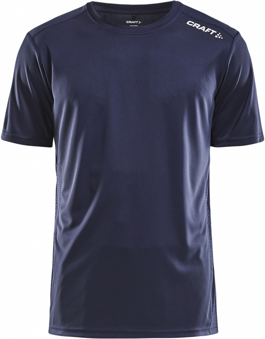 Craft - Rush Ss T-Shirt Herre - Navy blå & hvid